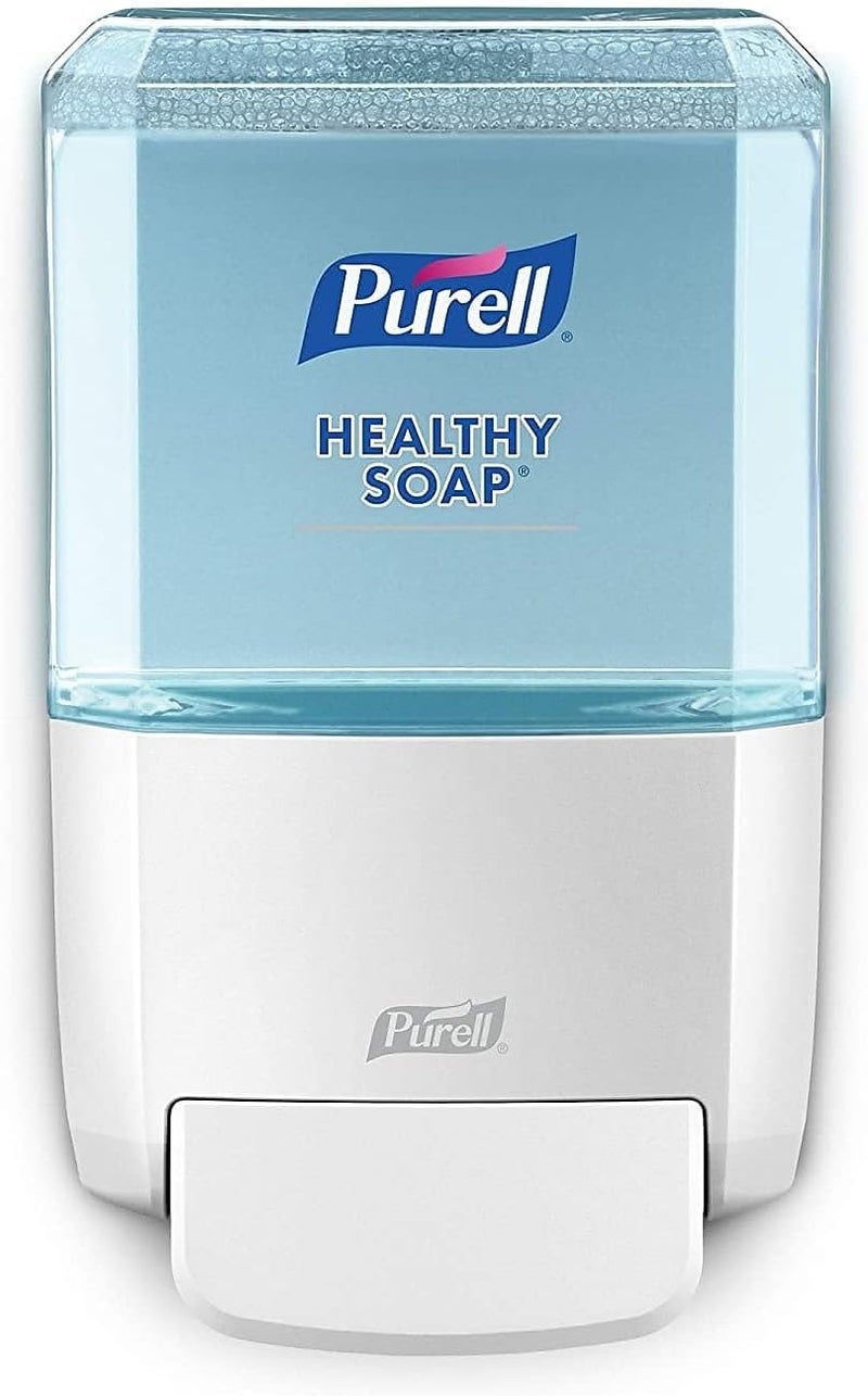 Purell ES4 Manual Wall-Mounted Hand Soap Dispenser, White, Compatible with 1200 mL Brand HEALTHY SOAP Refills (Pack of 1) - 5030-01 - Manufactured by GOJO, Inc. - Image 1
